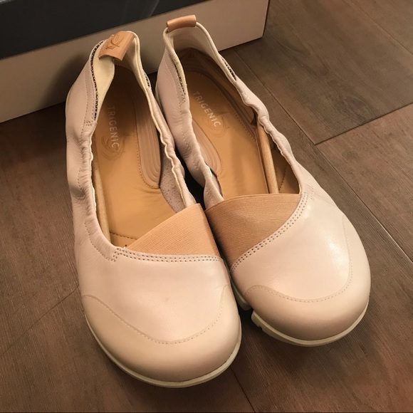 Clarks trigenic leather ballet flats - Picture 1 of 3